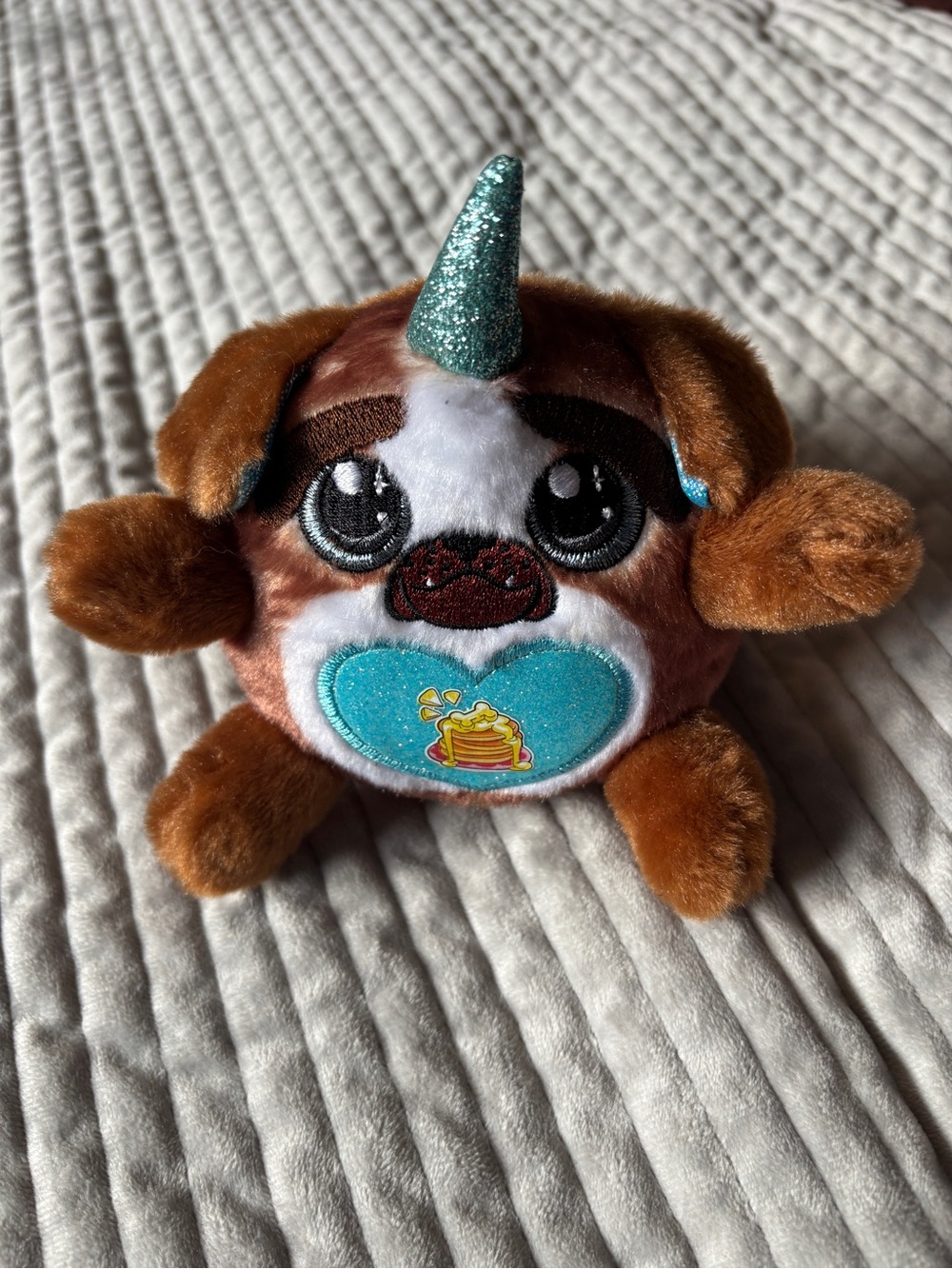 ZURU Rainbocorns Pancake Badger Bulldog Plush